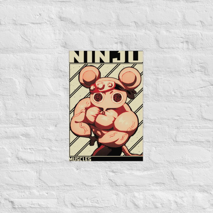 Demon Slayer Anime Poster – Shino Buff Mice Wall Art