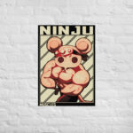 Demon Slayer Anime Poster – Shino Buff Mice Wall Art