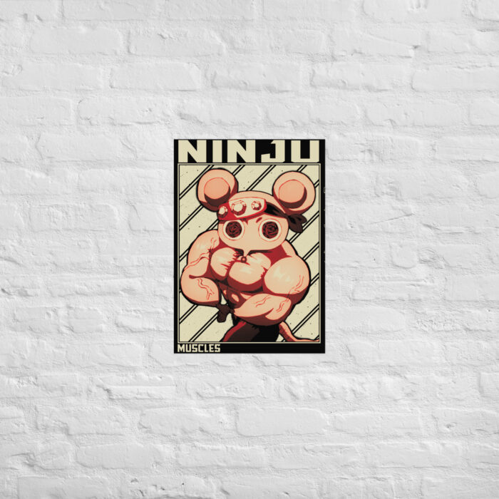 Demon Slayer Anime Poster – Shino Buff Mice Wall Art