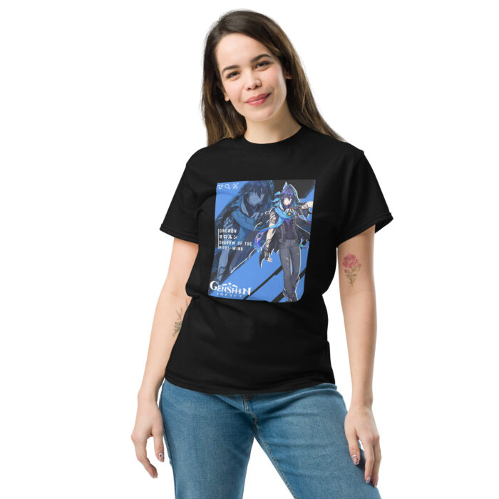 Ororon Stormbringer T-Shirt - Genshin Impact Anime Apparel unisex classic tee black