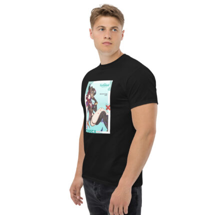 Chasca Celestial Bloom T-Shirt - Genshin Impact Anime Apparel unisex classic tee black