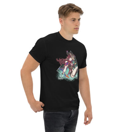 Chasca Twilight Radiance T-Shirt - Genshin Impact Anime Apparel unisex classic tee Black