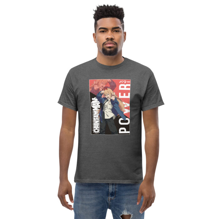 Power Blood Fiend T-Shirt - Chainsaw Man Anime Apparel unisex classic tee dark heather