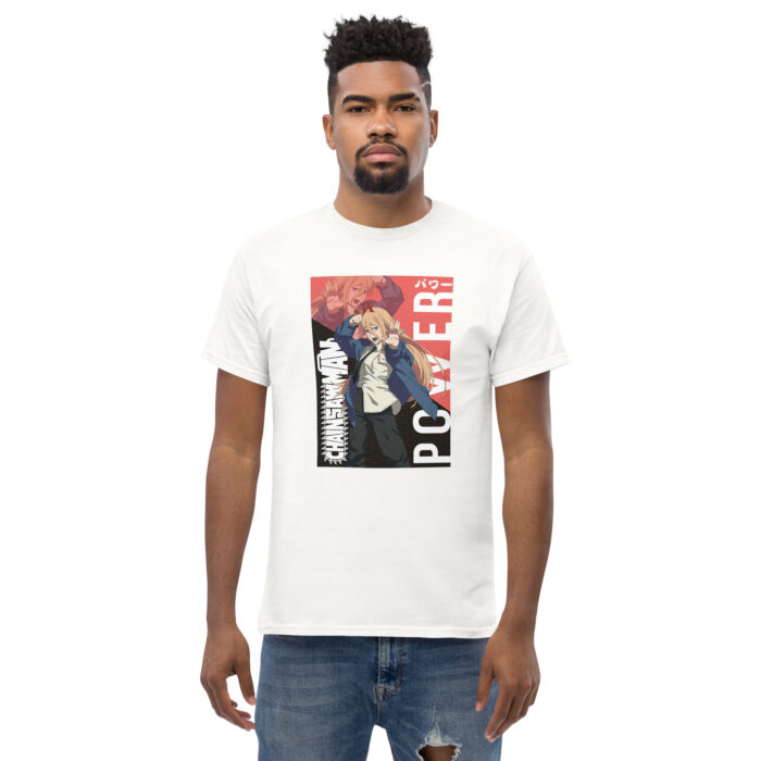 Power Blood Fiend T-Shirt - Chainsaw Man Anime Apparel unisex classic tee white