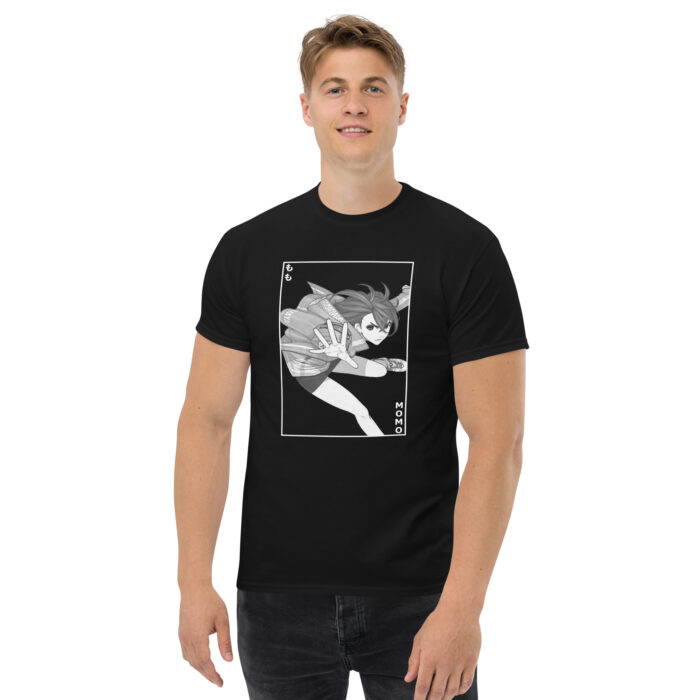 Momo Astral Surge T-Shirt | Dandadan Supernatural Apparel unisex classic tee black