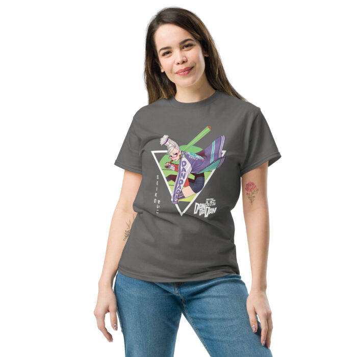 Seiko Astral Sentinel T-Shirt | Dandadan Psychic Apparel unisex classic tee charcoal