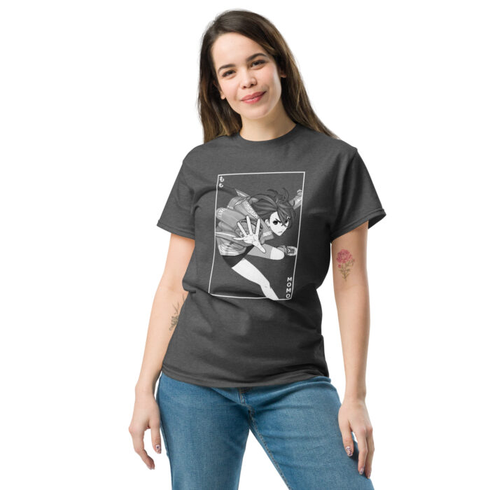 Momo Astral Surge T-Shirt | Dandadan Supernatural Apparel unisex classic tee dark-heather