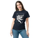 Momo Astral Surge T-Shirt | Dandadan Supernatural Apparel unisex classic tee navy