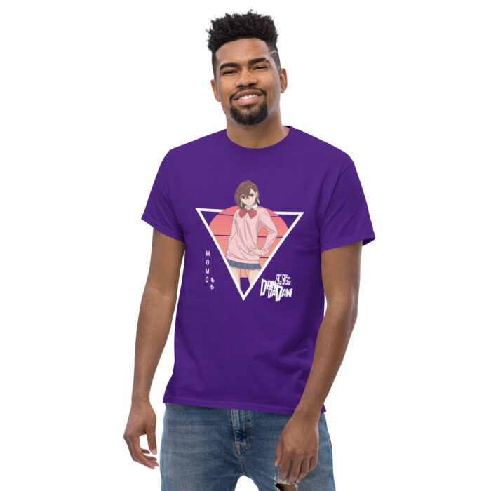 Momo Cursed Energy T-Shirt | Dandadan Supernatural Apparel unisex classic tee purple