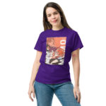 Momo Starborn Exorcist T-Shirt | Dandadan Supernatural Apparel unisex classic tee purple